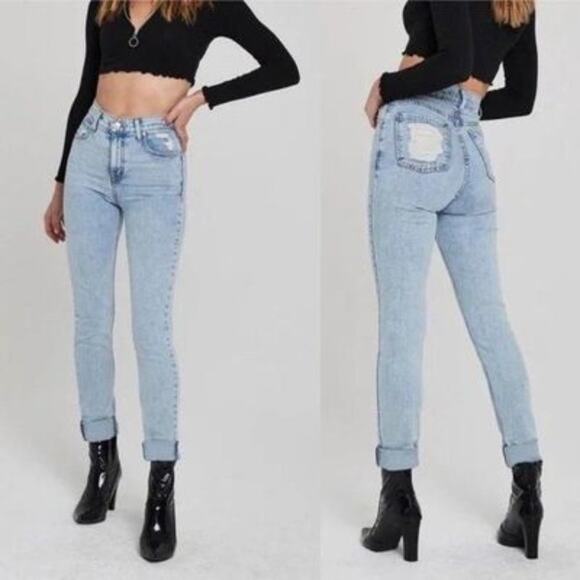 Revice Denim Uptown Stardust Jeans Light Wash High Rise Size 29 - Picture 9 of 9
